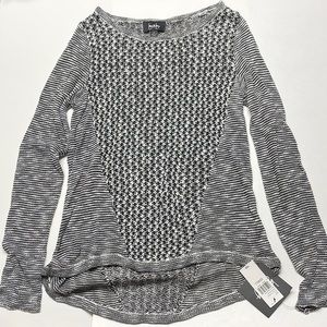 NWT Black and White Patterned Sweater